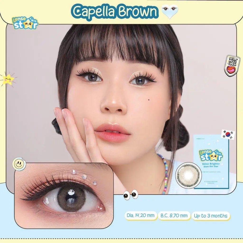 Capella Brown - Softlens Queen Contact Lenses
