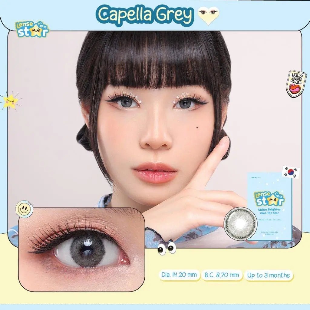 Capella Gray - Softlens Queen Contact Lenses
