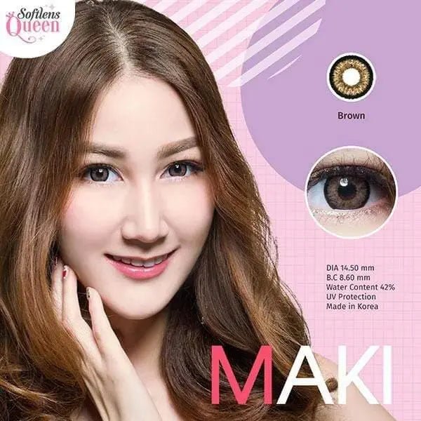 Eos Maki Brown - Softlens Queen Contact Lenses