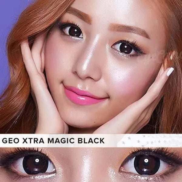 GEO Extra Magic Black XCK-105 - Softlens Queen Contact Lenses