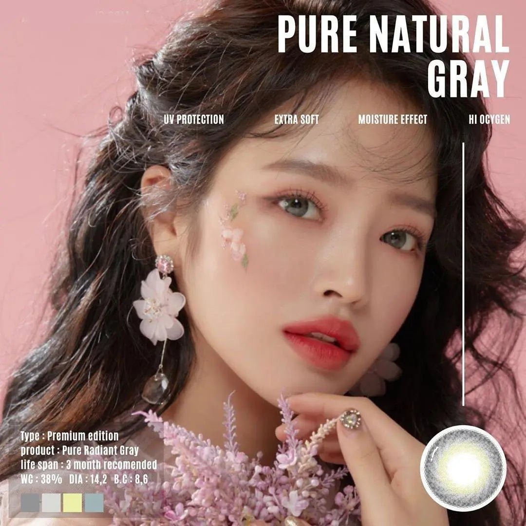 Jewel Pure Natural Gray - Softlens Queen Contact Lenses