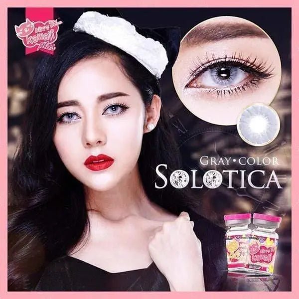 Kitty Solotica Gray - Softlens Queen Contact Lenses