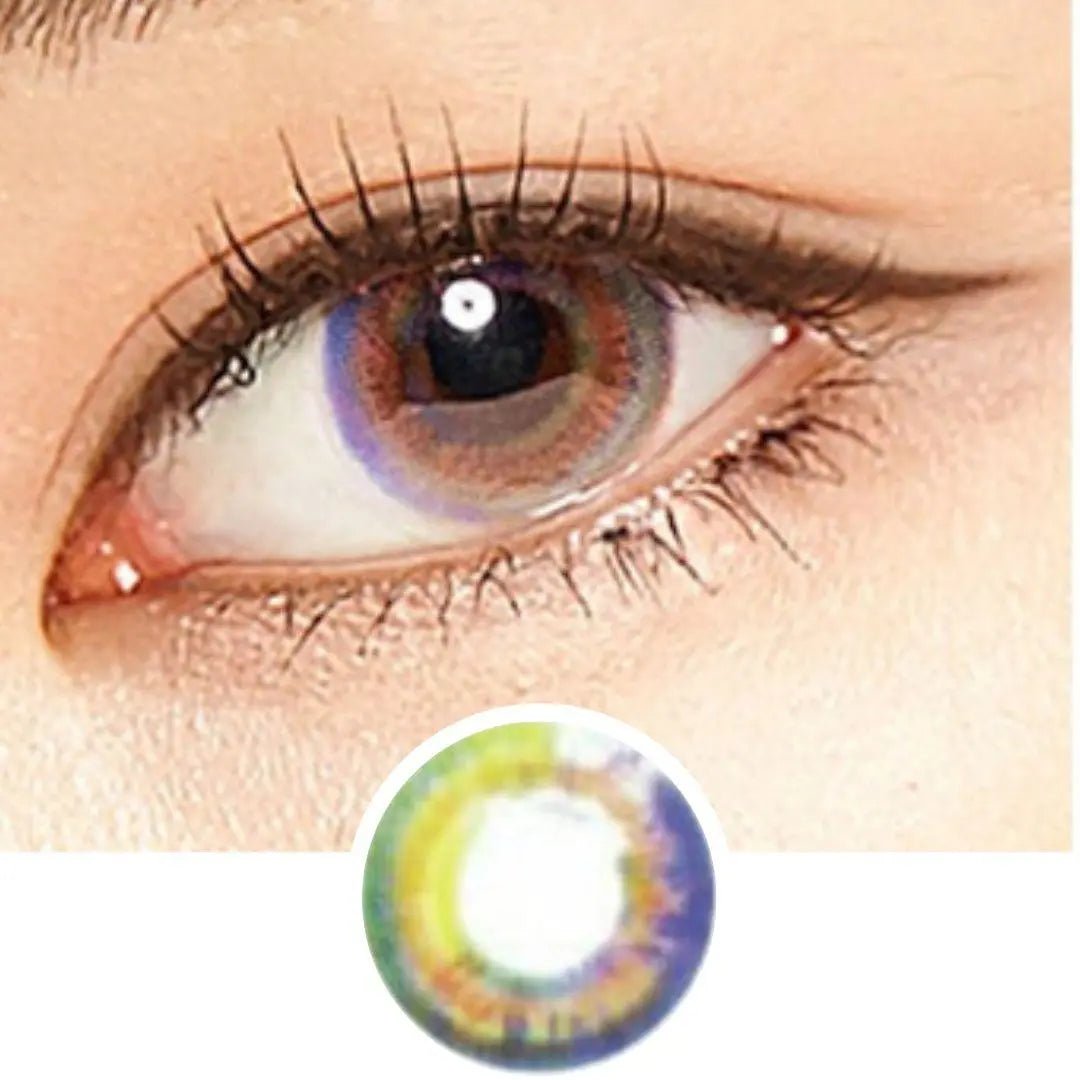 Luna Prism Brown - Softlens Queen Contact Lenses