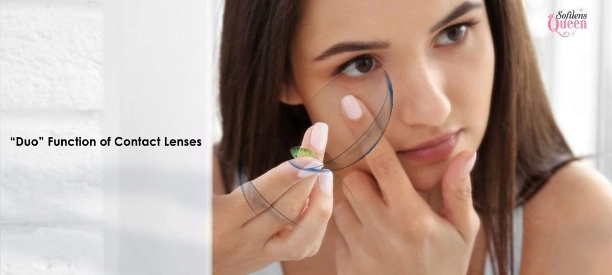 “Duo” Function of Contact Lenses - Softlens Queen