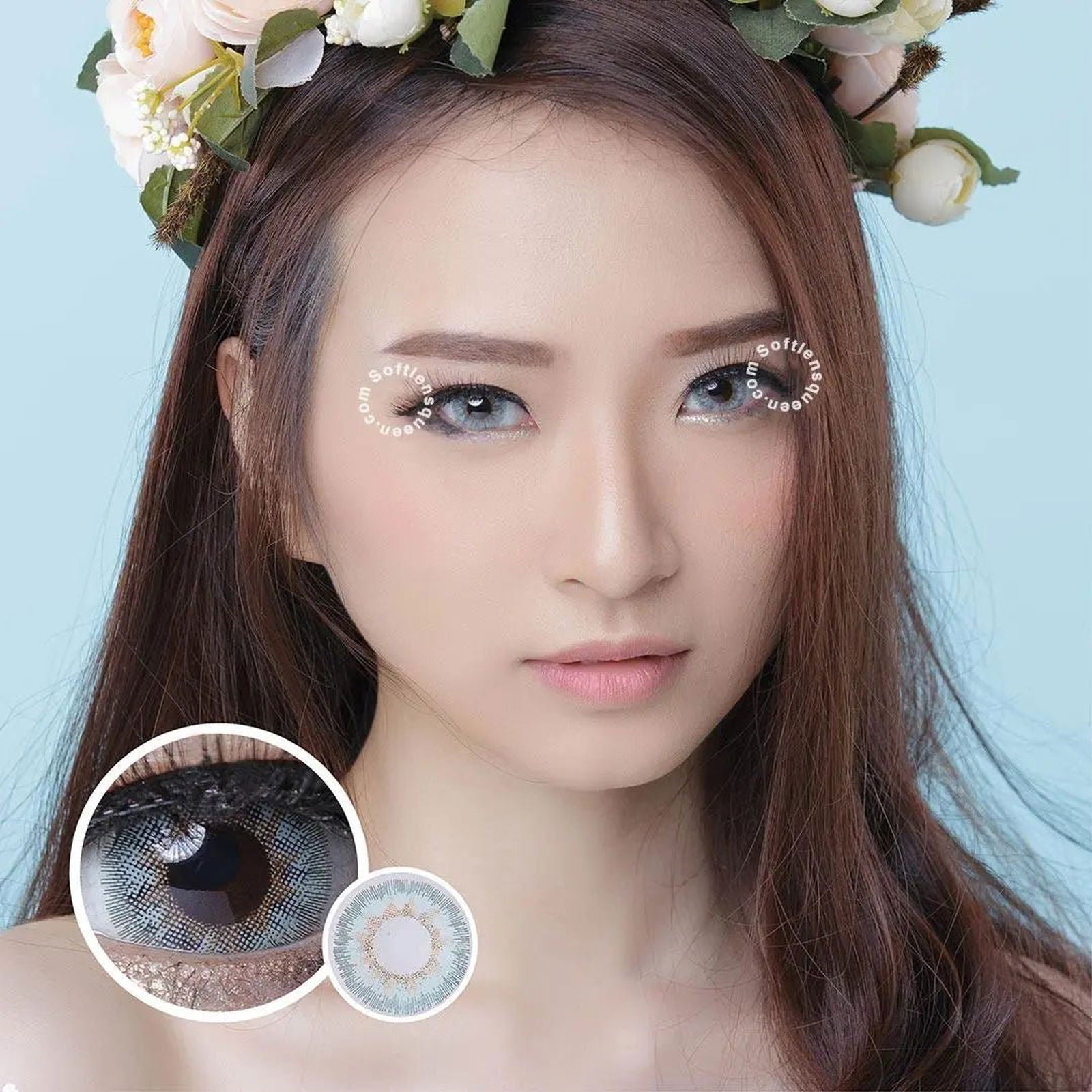 EOS Anuna Gray-Blue - Softlens Queen Contact Lenses
