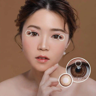 EOS Luna Brown - Softlens Queen Colored Contact Lenses