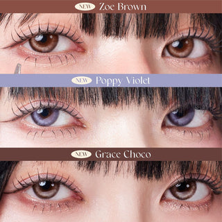 Eyes Me Natural Eyes Dollring Poppy Violet