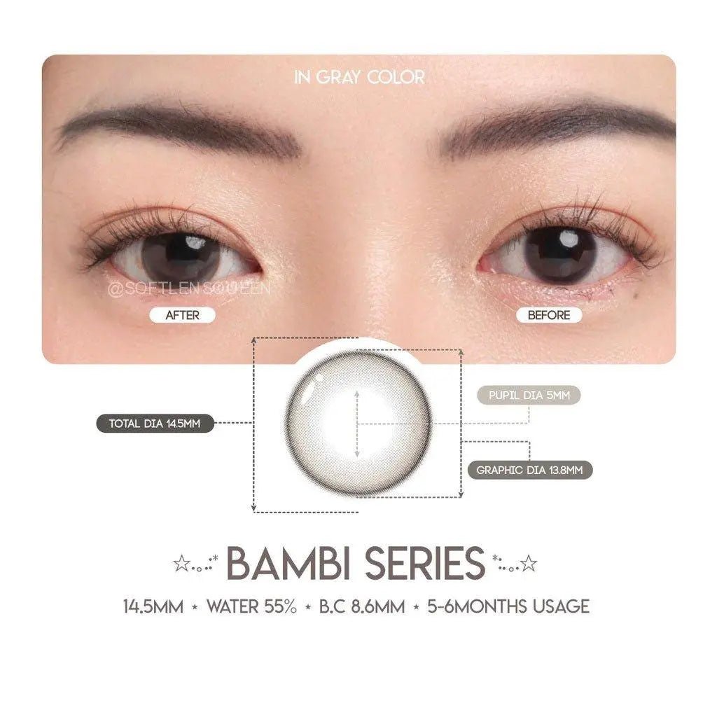 Bambi Gray - Softlens Queen Contact Lenses