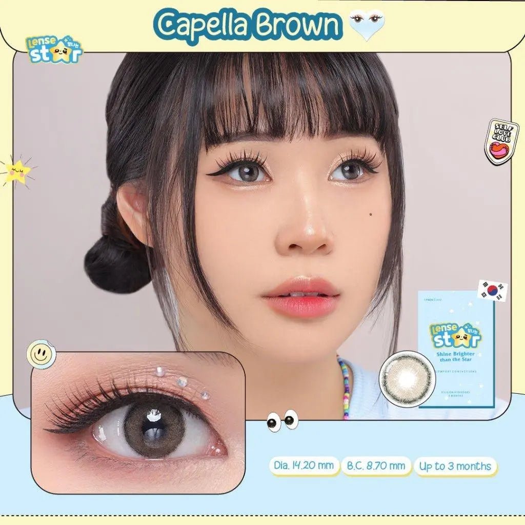 Capella Brown - Softlens Queen Contact Lenses