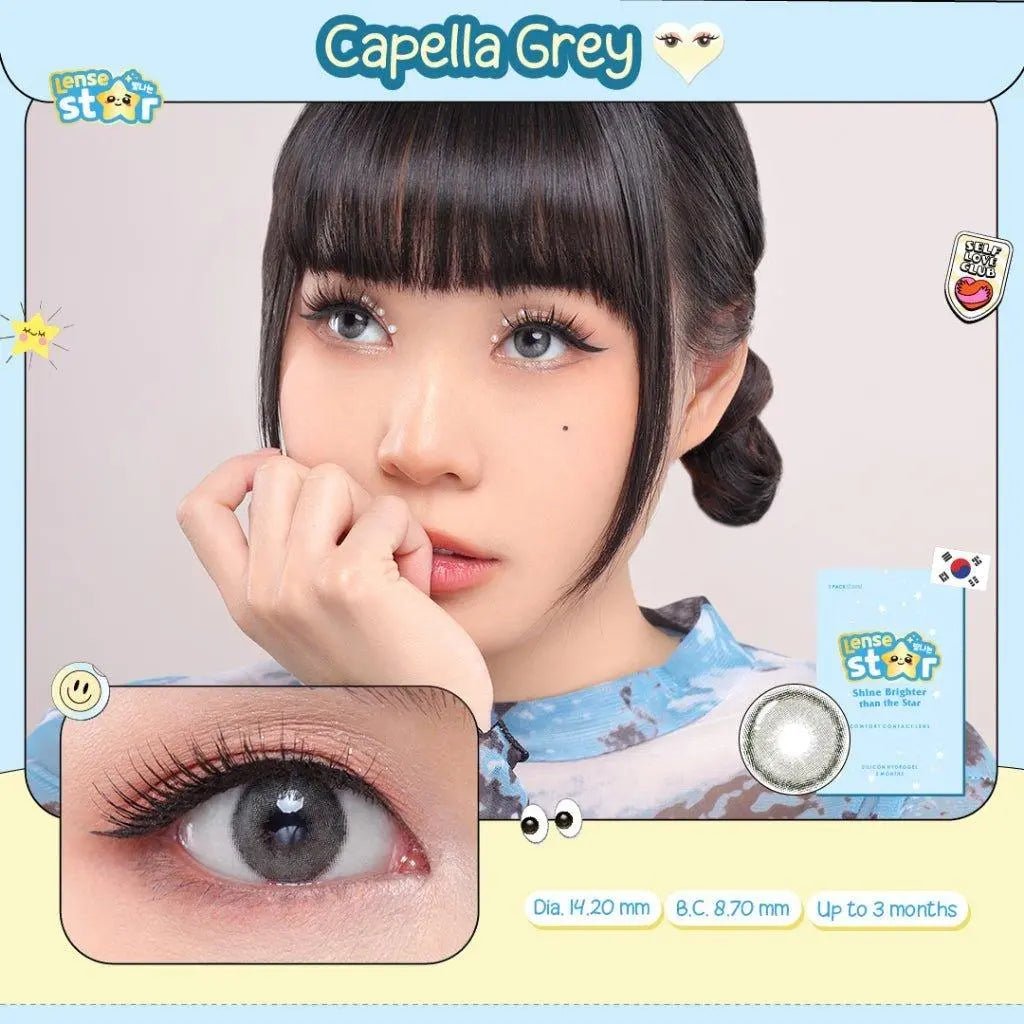 Capella Gray - Softlens Queen Contact Lenses