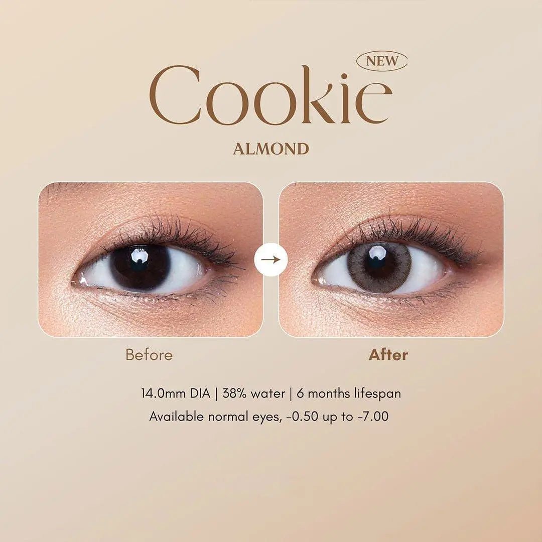 Cookie Almond - Softlens Queen Contact Lenses