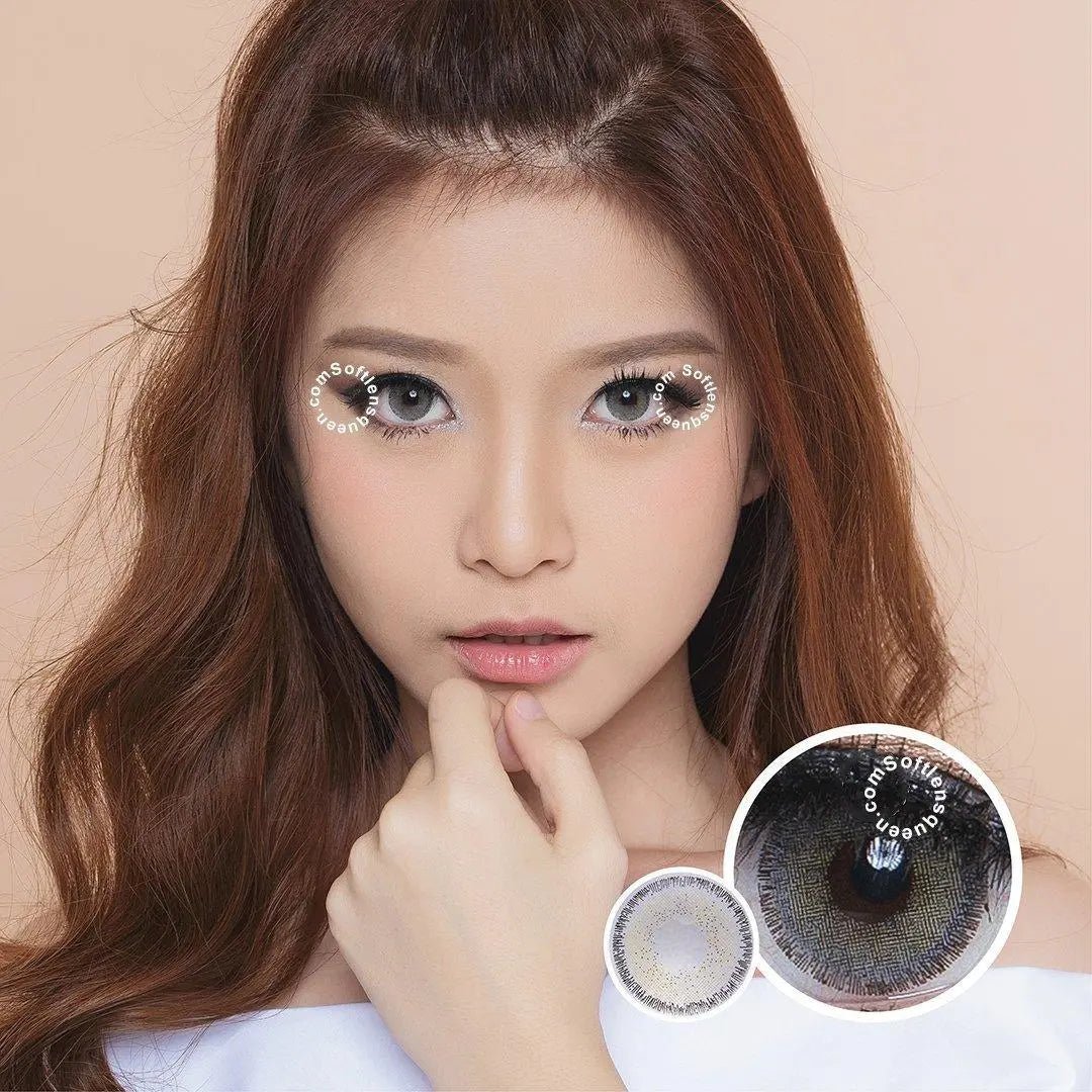 Dream Color Mini No Bluk Gray - Softlens Queen Contact Lenses