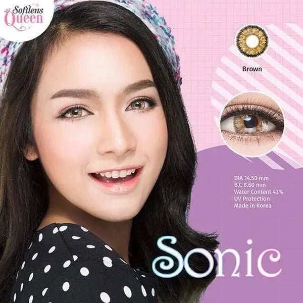 Dream Color Sonic Brown - Softlens Queen Contact Lenses