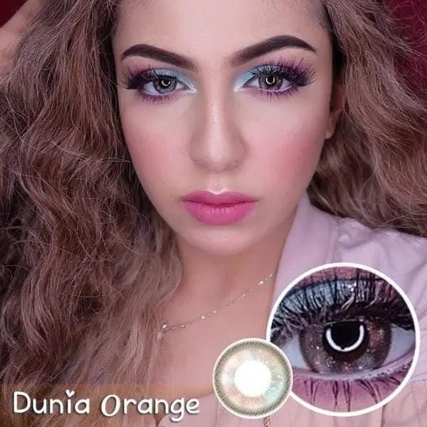 EOS Dunia Orange - Softlens Queen Contact Lenses