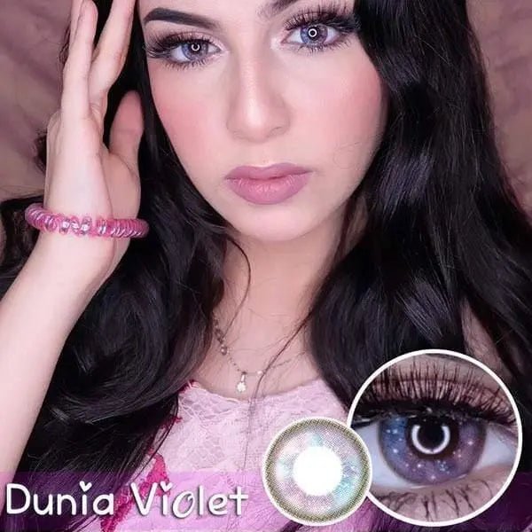 EOS Dunia Violet - Softlens Queen Contact Lenses