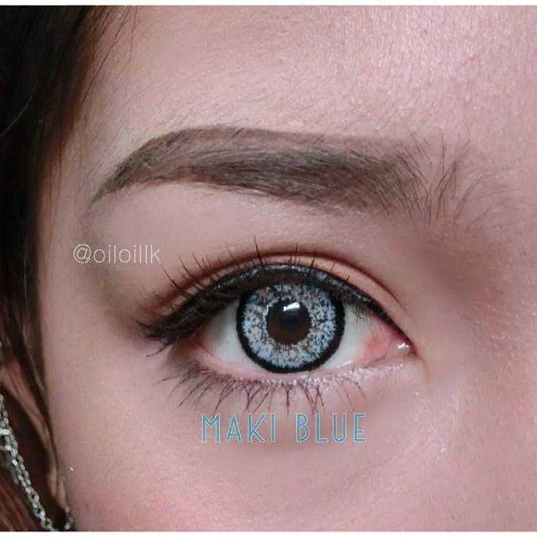 Eos Maki Blue - Softlens Queen Contact Lenses