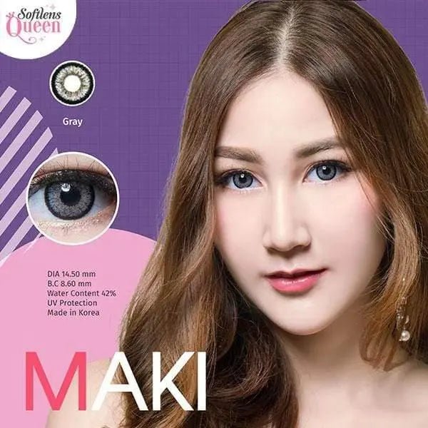 Eos Maki Gray - Softlens Queen Contact Lenses