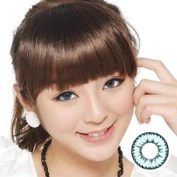 Geo Nudy Blue CH622 - Softlens Queen Contact Lenses