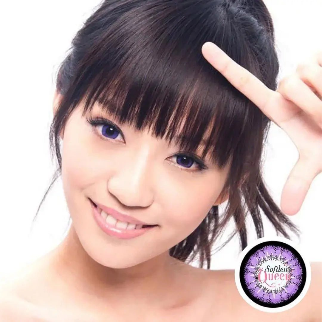 GEO Super Angel Violet - Softlens Queen Contact Lenses