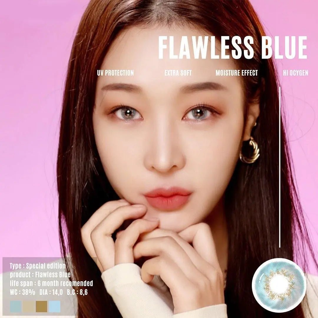 Jewel Flawless SP Blue - Softlens Queen Contact Lenses