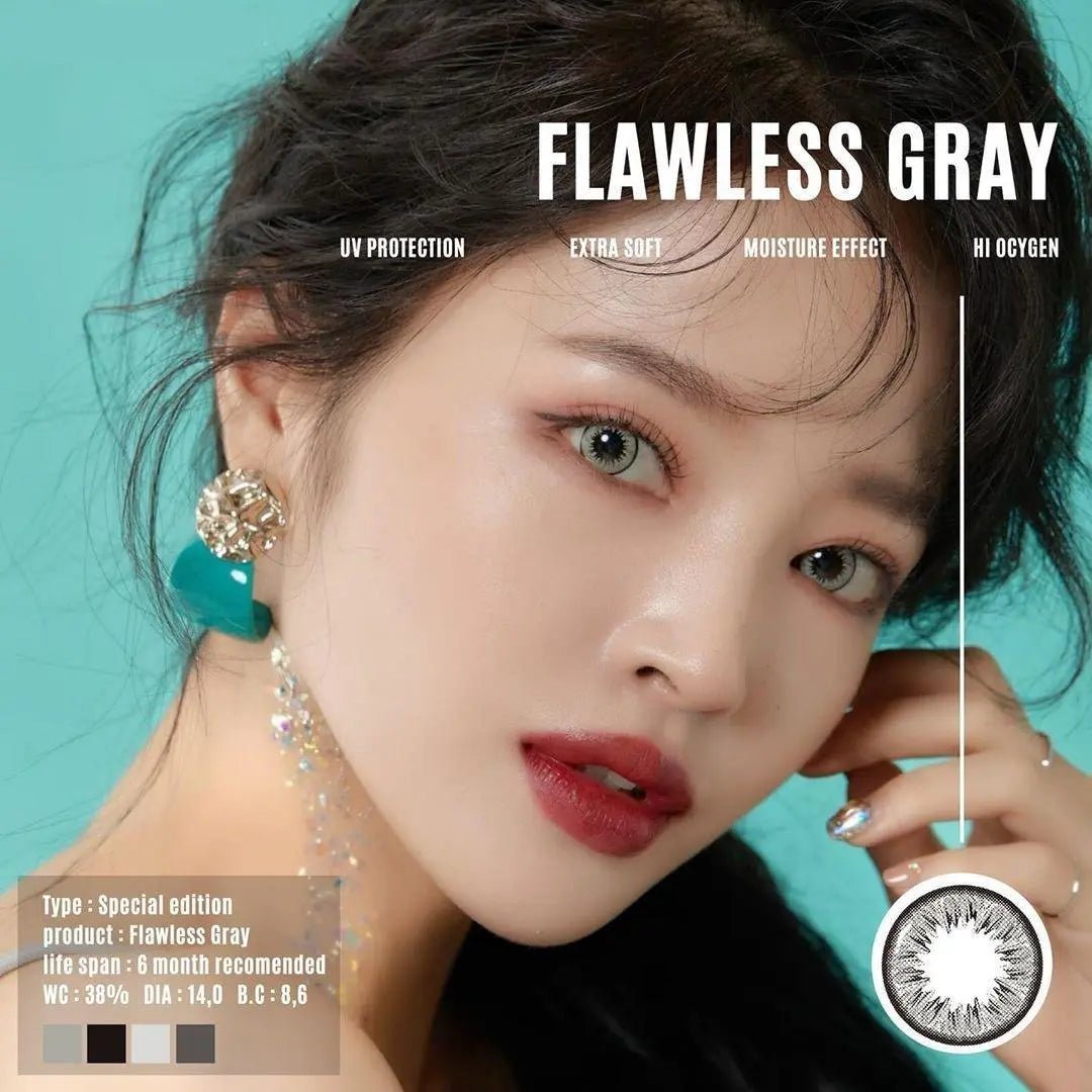 Jewel Flawless SP Gray - Softlens Queen Contact Lenses