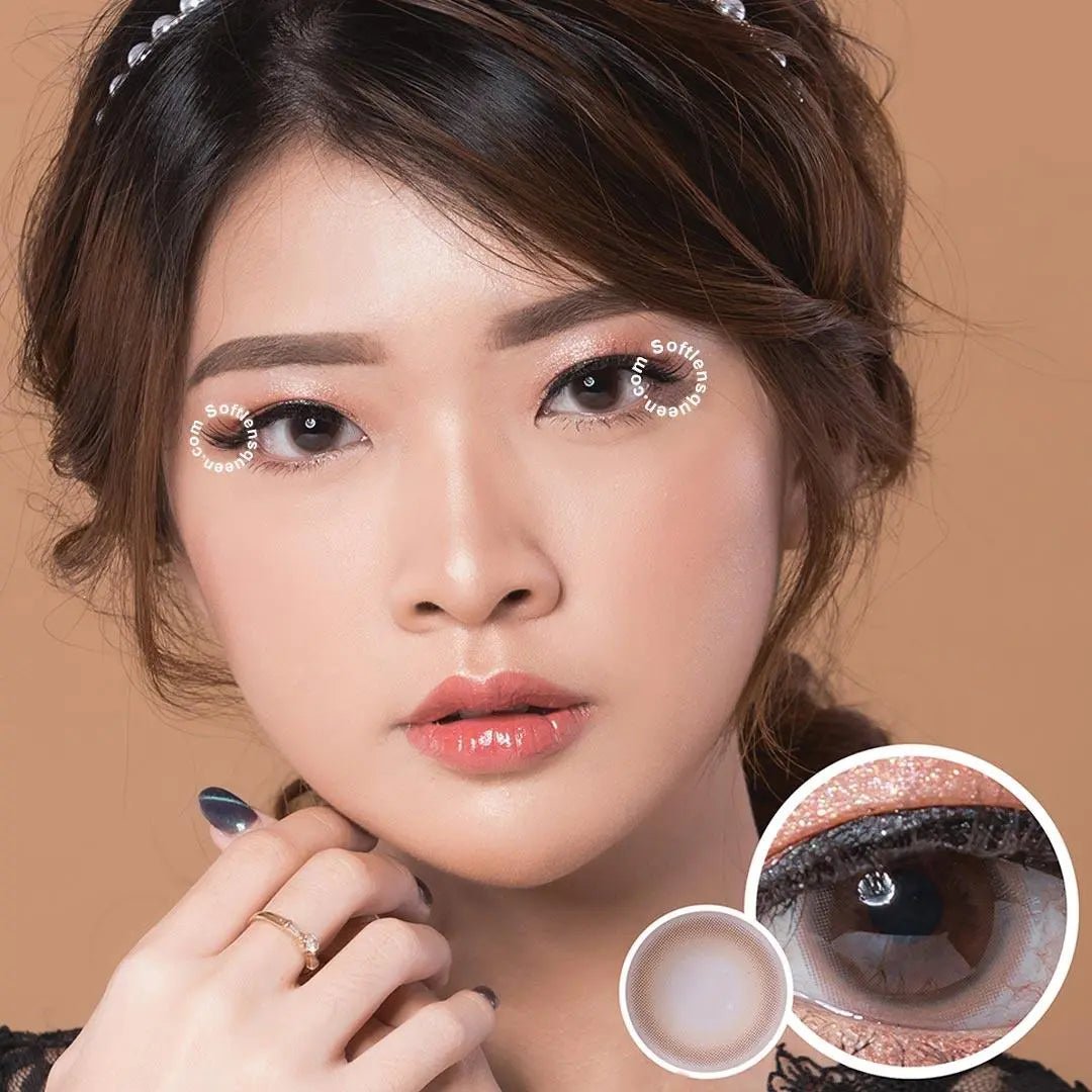 Kitty Mini Bom Brown - Softlens Queen Contact Lenses