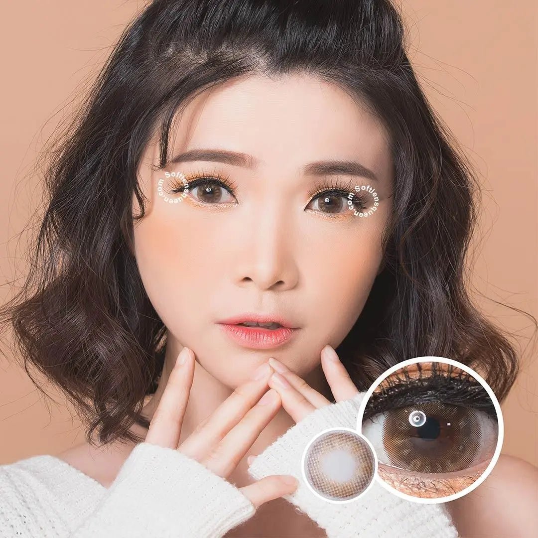 Kitty Mini Sugar Brown - Softlens Queen Contact Lenses