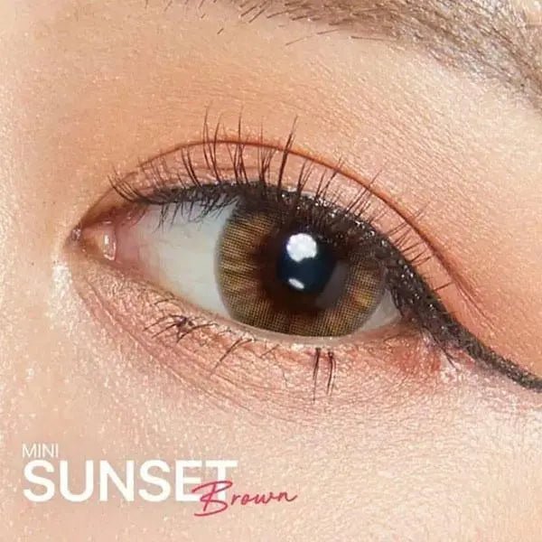Kitty Mini Sunset Brown - Softlens Queen Contact Lenses