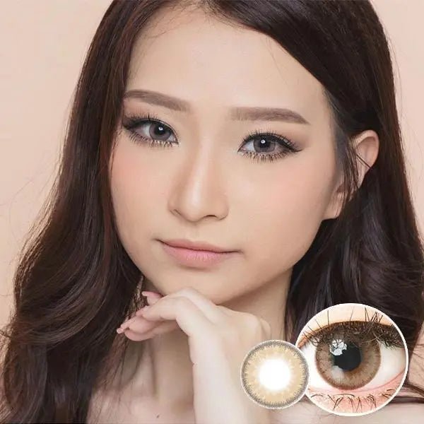 Luna Natural Almond - Softlens Queen Contact Lenses