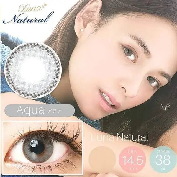 Luna Natural Aqua - Softlens Queen Contact Lenses