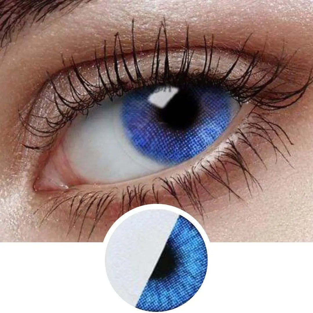 MICA Sparkle Deep Blue - Softlens Queen Contact Lenses