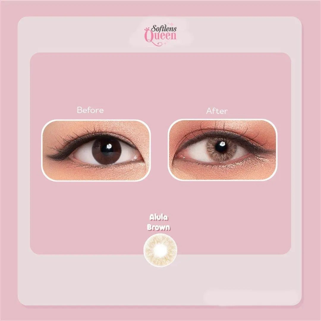 Pink Rabbit Alula Brown - Softlens Queen Contact Lenses