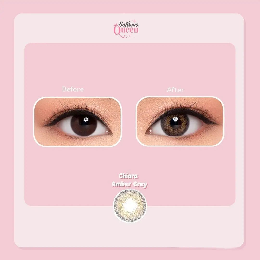 Pink Rabbit Chiara Amber - Softlens Queen Contact Lenses