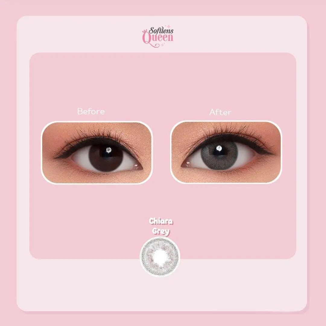 Pink Rabbit Chiara Gray - Softlens Queen Contact Lenses