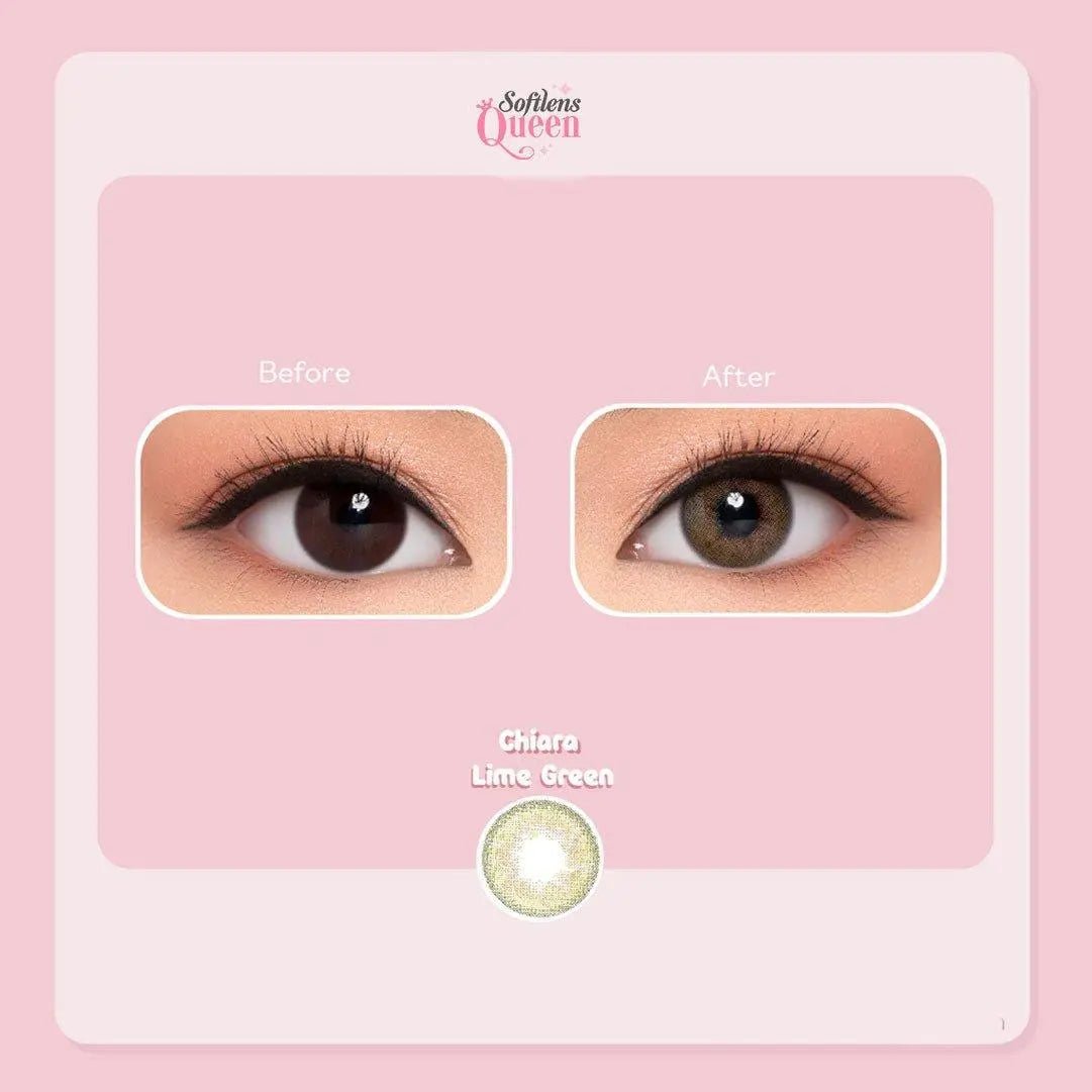 Pink Rabbit Chiara Green - Softlens Queen Contact Lenses