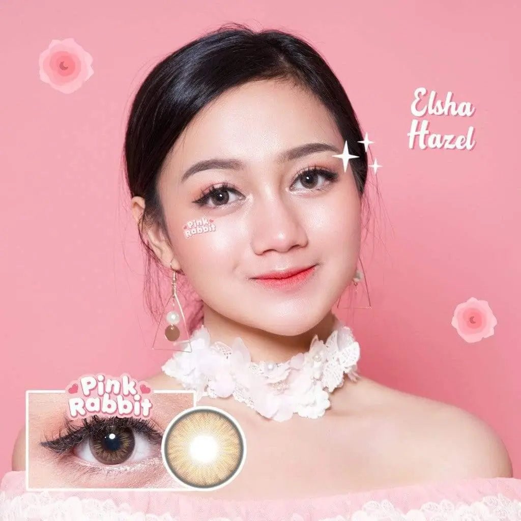 Pink Rabbit Elsha Hazel - Softlens Queen Contact Lenses