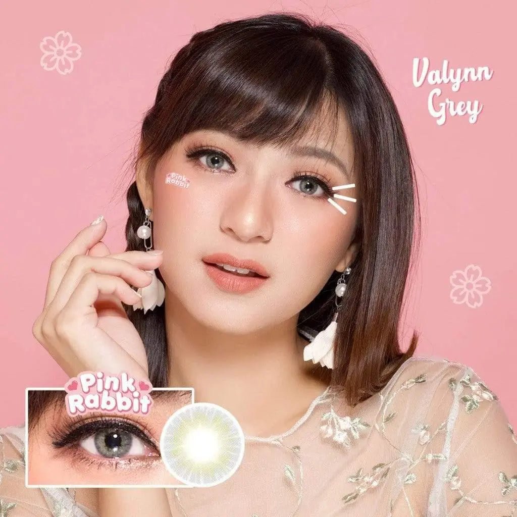 Pink rabbit Valynn Gray - Softlens Queen Contact Lenses