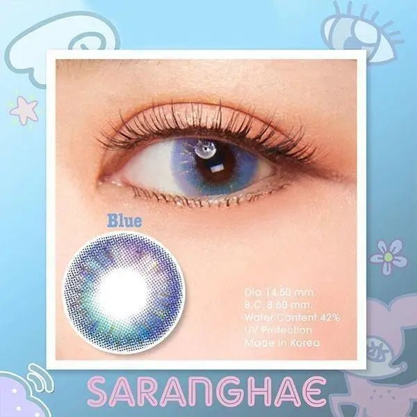 Saranghae Blue - Softlens Queen Contact Lenses