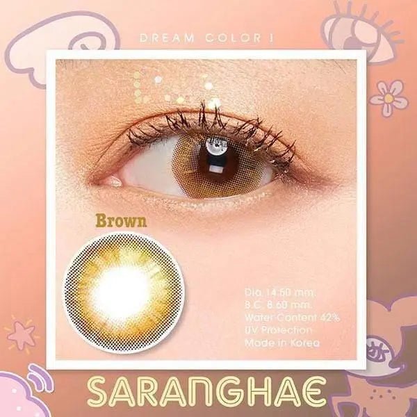 Saranghae Brown - Softlens Queen Contact Lenses
