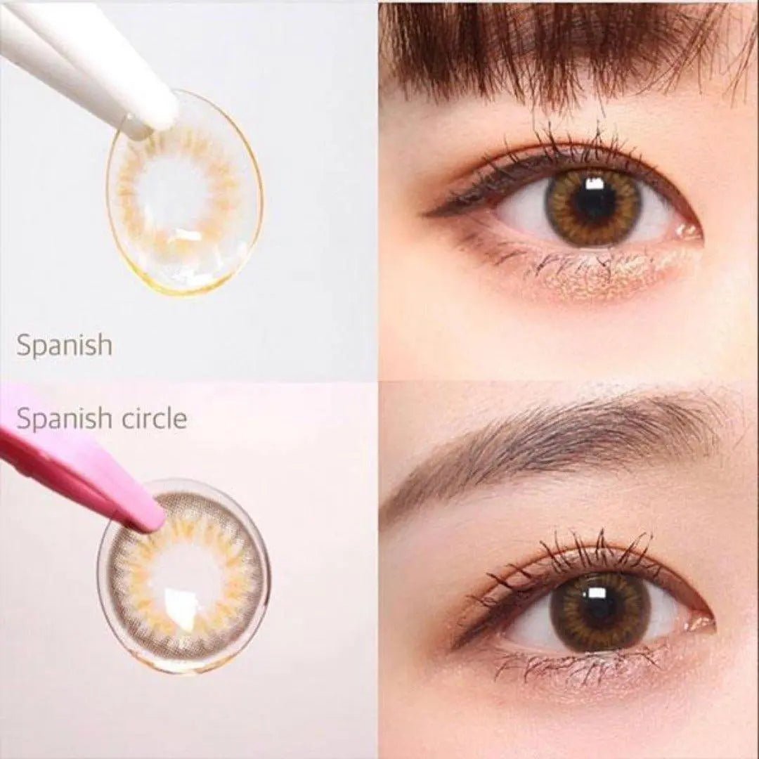 Spanish Brown - Softlens Queen Contact Lenses