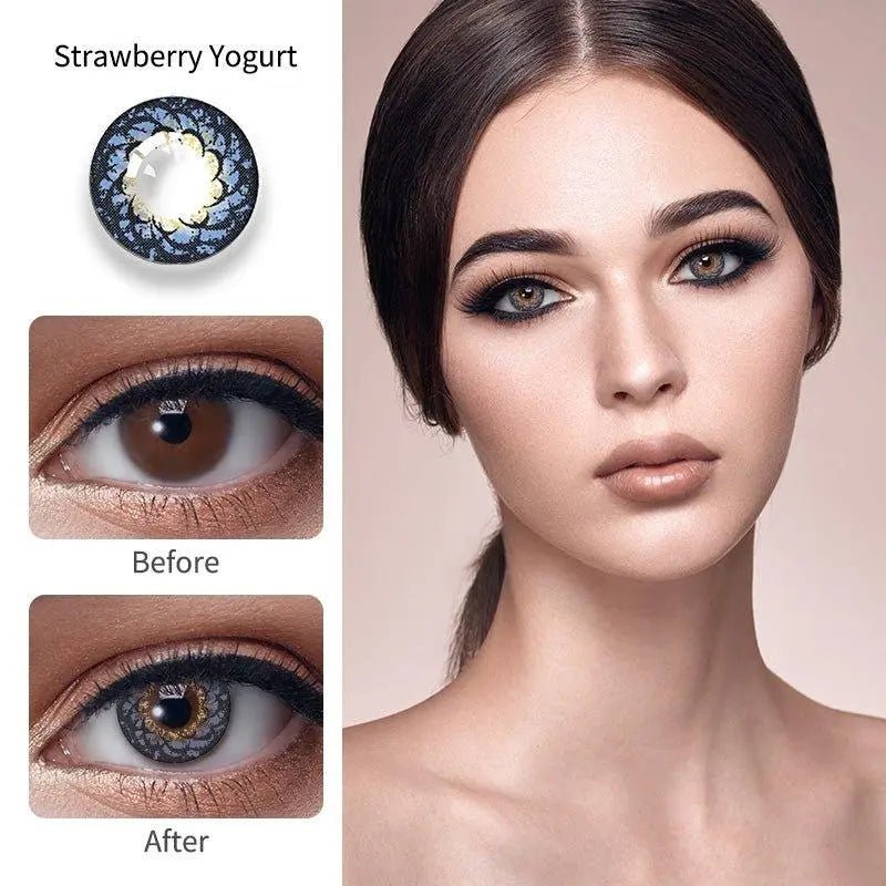 Super Yoghurt Blue - Softlens Queen Contact Lenses