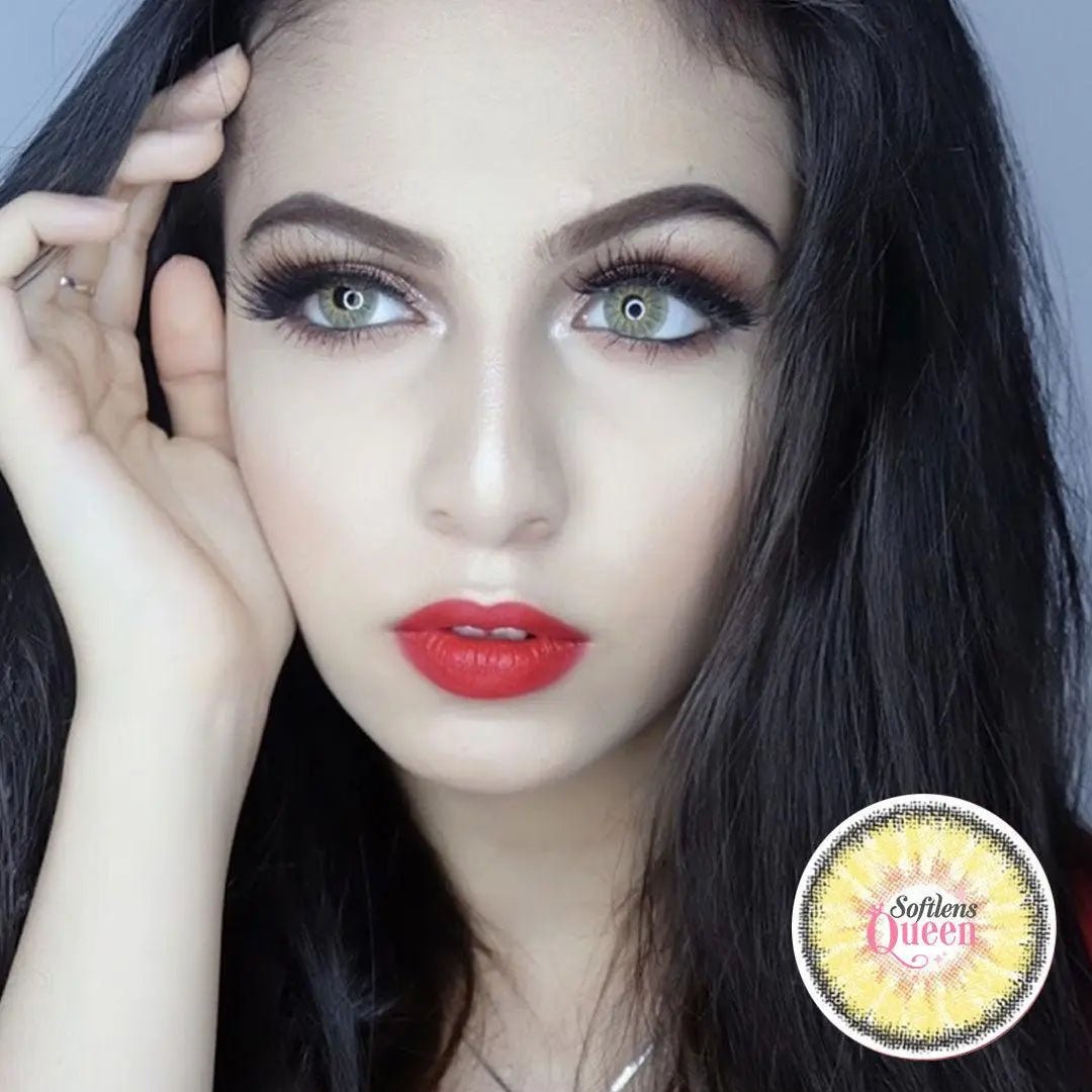 Sweety Cherry Yellow - Softlens Queen Contact Lenses